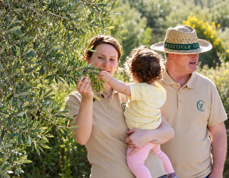 Récolte des olives en famille à Partaloa